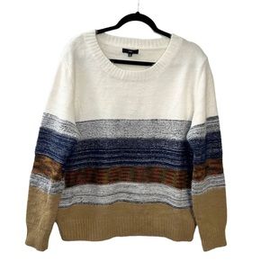 Fate Formosa Woman’s Extra Large Fuzzy Color Block Sweater